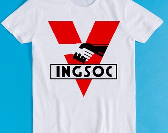 イングソック T シャツ - ジョージ・オーウェル 1984 - Etsy 日本
