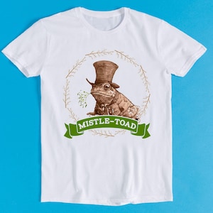 Mistle Toad T Shirt Mistletoe Christmas Xmas Funny Joke Gift Cool Gift Tee K354