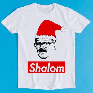 Weihnachten Shalom Freitag Abend Abendessen Jackie Xmas Cool Geschenk Tee T-Shirt K215