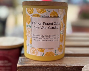 Soy Wax Candle with Essential Oils