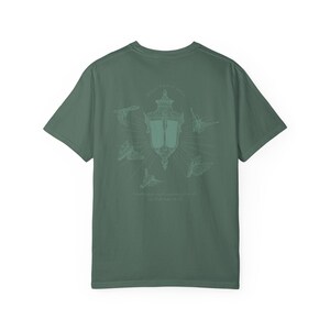 Porch Light Moth Shirt - Comfort Colors T-shirt - 100% Cotton