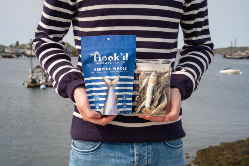 Totally Hook'd Herring Pet Treats 1-Ingredient & 100% Natural Freeze-Dried image 1