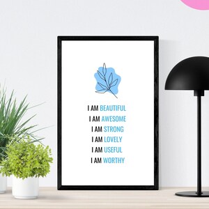 Printable Wall Art, Uplifting Wall Art, Inspirational Wall Art, Manfestation Wall Art