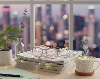 Lilac Bamboo Reading Glasses – Eco-Friendly Lightweight Readers, Bamboo Frames, Lightweight Readers, Reading spectacles, Gift for reader.