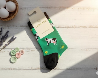 Ladies Bamboo Socks,  Sustainable Socks, Colourful Socks, Socks for Mum.