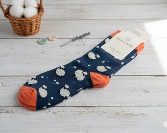 SHEEP Ladies Bamboo Socks UK 3-9 | Eco-Friendly & Comfortable | Leila Eve London, ,  Sustainable Socks, Colourful Socks, Christmas Gift.