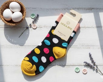 Ladies Bamboo Socks UK 3-9 | Eco-Friendly & Comfortable, Sustainable Socks, Colourful Socks, Christmas Gift for Ladies.