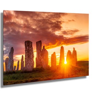 Callanish Standing Stones Print: Isle of Lewis, Hebrides Sunset Landscape