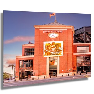 Oracle Park, San Francisco Giants Home Ballpark, O&#39;Doul gate, fine art photo on paper, canvas metal, acrylic gift for sports/baseball lover