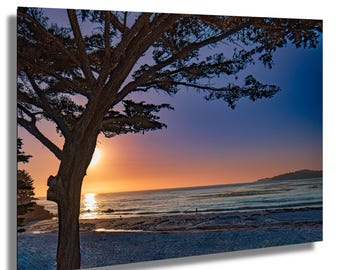 California Beach Print: Carmel-by-the-Sea Sunset, Ocean View - Coastal Decor