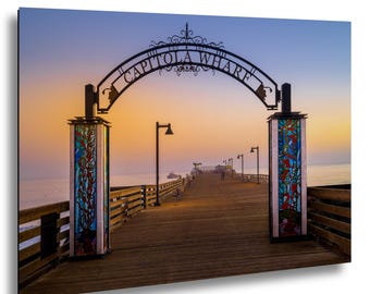 Capitola Pier at Sunset Print: California Ocean fine art print