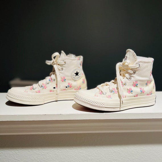 Converse Chuck 70 Platform Floral Sneakers - Wome… - image 4