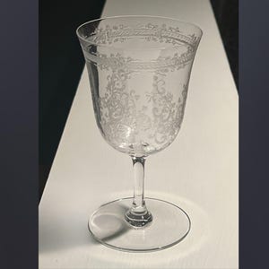 Baccarat Lafayette Wine Glass 5.25&quot; | French Crystal Goblet | 8 Available | Luxury Vintage Stemware