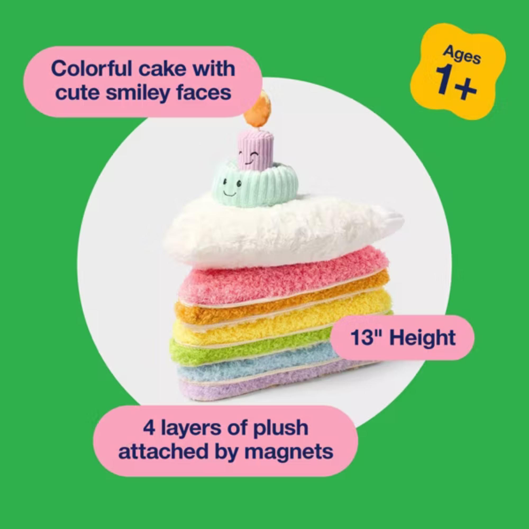 Stackable Plush Toy Stackable Birthday Cake Plush Toy 13” | Target Gigglescape Stuffed ...