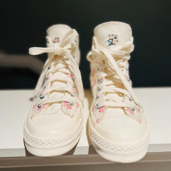 Converse Chuck 70 Platform Floral Sneakers - Wome… - image 3