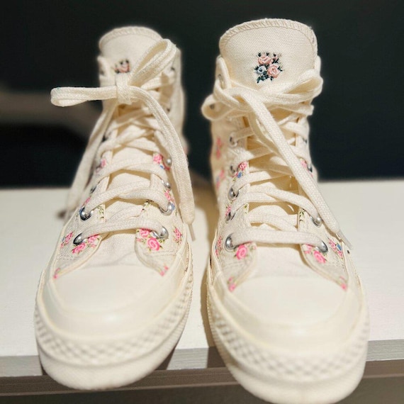Converse Chuck 70 Platform Floral Sneakers - Wome… - image 2