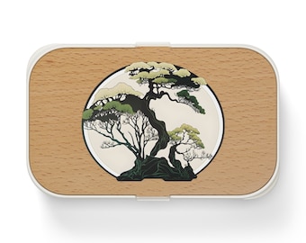 Bonsai Bento Box, Japanese Bento Box, Bento Box for Adults, Lunch Box for Kids, Japanese gift, Aesthetic Lunch Box, Japan Lover Gift