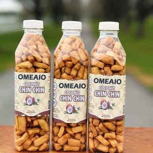 Gourmet Coconut Chin Chin Snack: Authentic Nigerian Treat, OMEAIO