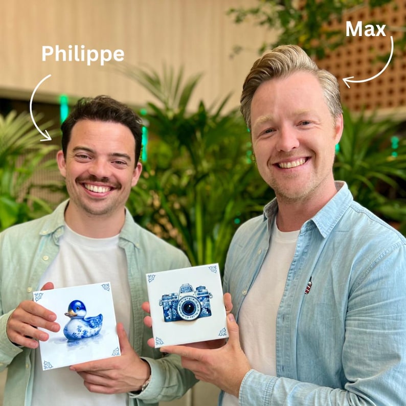 a couple of men standing next to each other