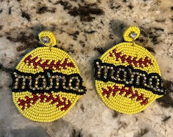 Baseball/Softball Mom Earrings