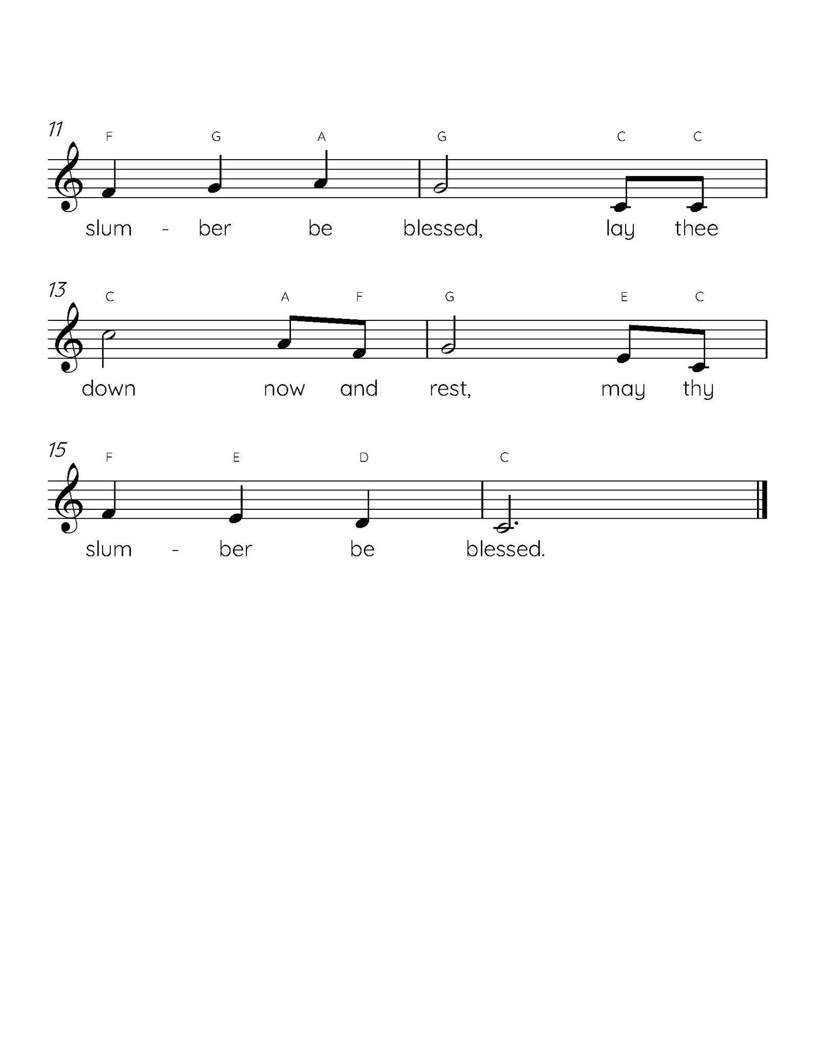 Cradle Song Brahms Lullaby Easy Piano Sheet Music Digital Download