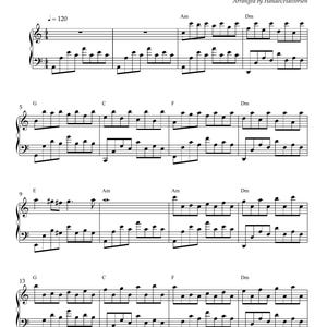 Passacaglia Pianonoter (Händel / Halvorsen) | PDF + MP3 + MIDI | Klassiskt pianoarrangemang