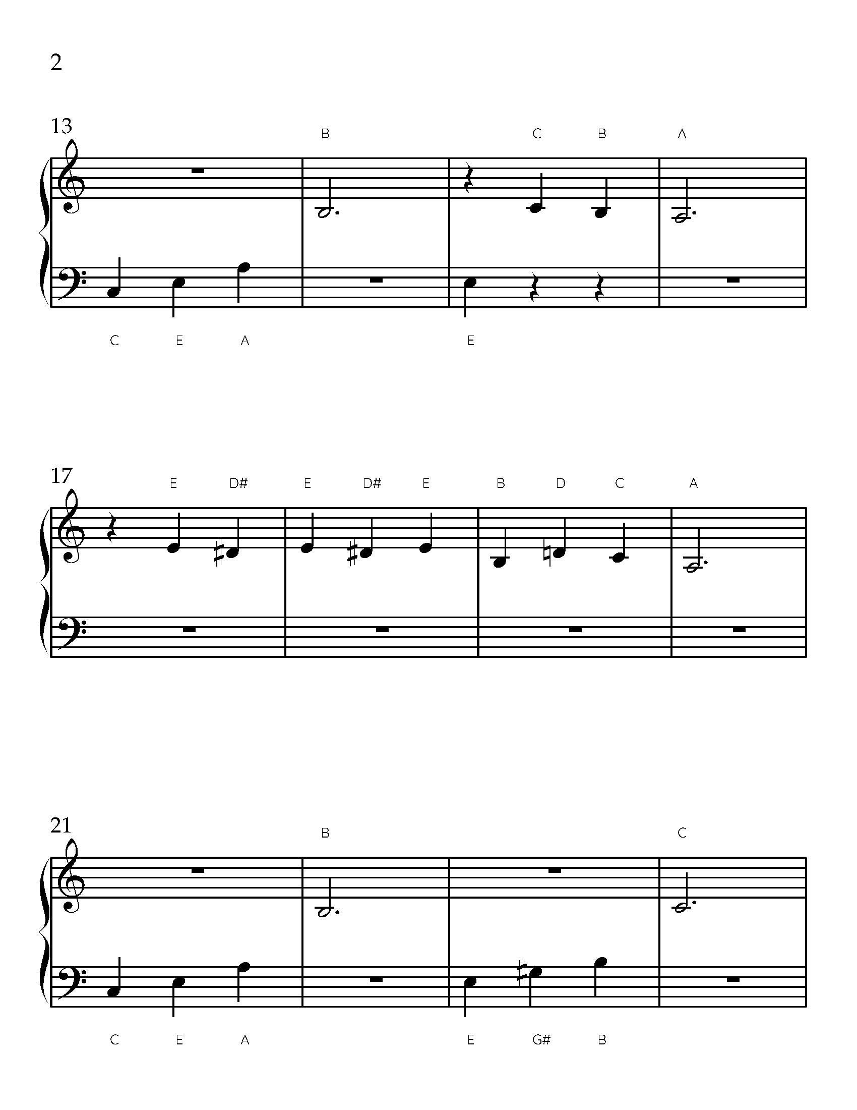 エリーゼのために – 初心者向け簡単ピアノ楽譜 | PDF + MP3 + MIDI