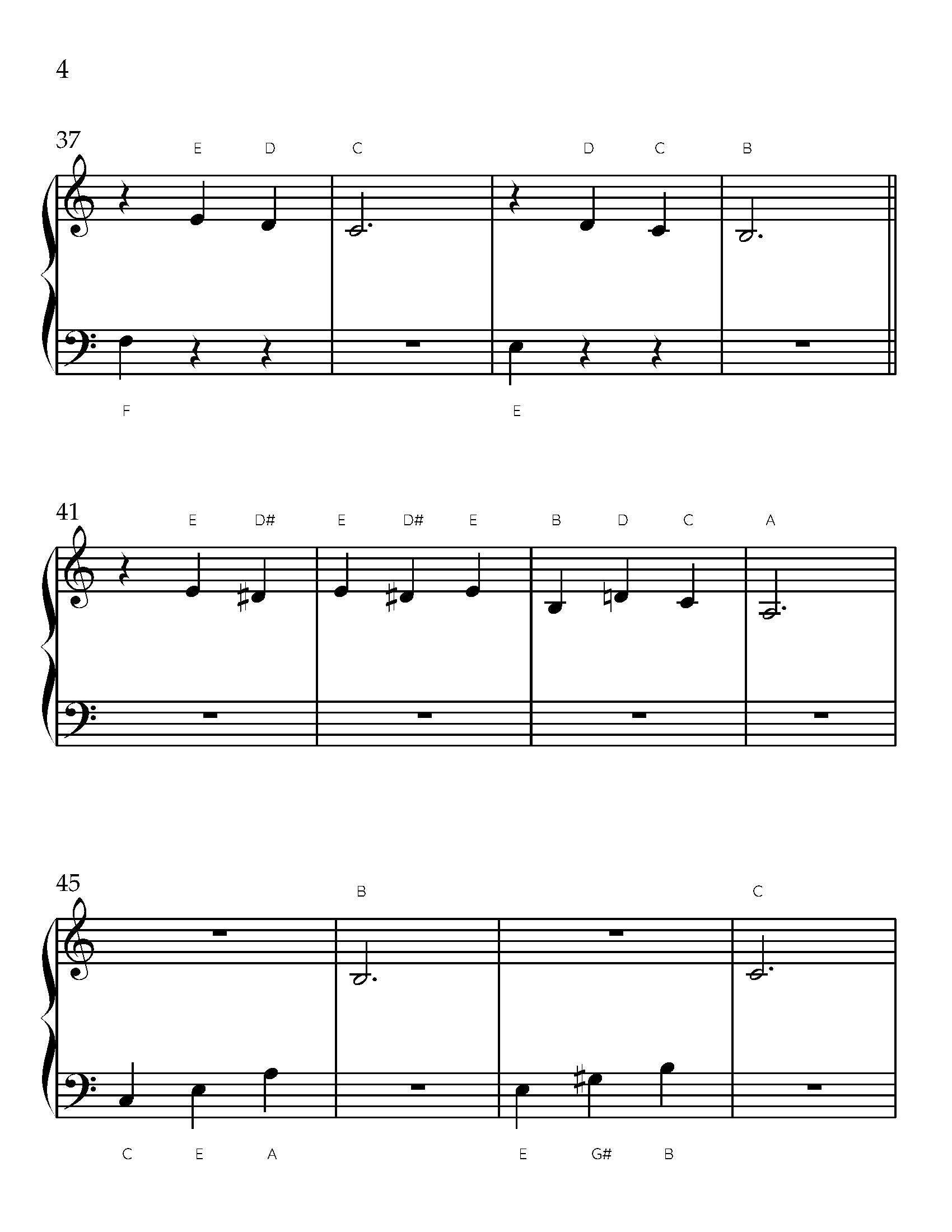 エリーゼのために – 初心者向け簡単ピアノ楽譜 | PDF + MP3 + MIDI