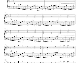 Canon in D – Pachelbel Piano Sheet Music | PDF + MP3 + MIDI | Wedding Processional | Instant Digital Download