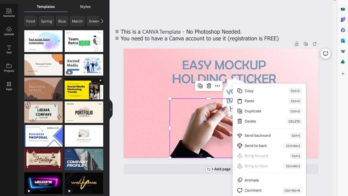 Canva Template Mockups Etsy Product Mockup Instagram Mockup Ig Post Canva Template Mockups Etsy Product Mockup Instagram Mockup Ig Post