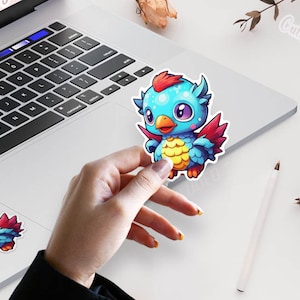 Super Cute BluBird Character sticker! laptop, planner, phone case, sticker