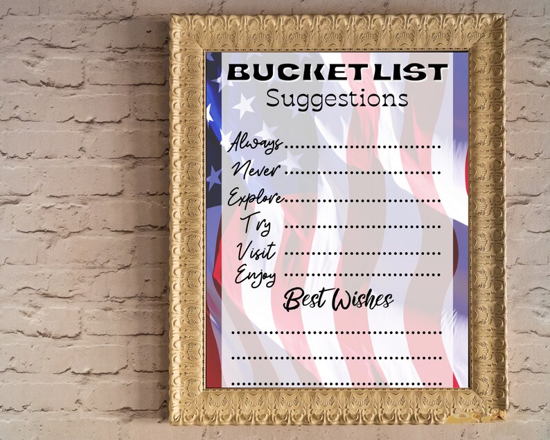 Patriotic Retirement Party Signs Printable Bundle, Retirement Bucket