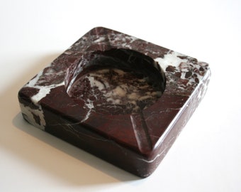 Vierkante marmeren asbak voor woondecoratie, marmeren sigarenasbak, cadeau voor sigarenliefhebber, cadeau-idee, luxe sigaaraccessoires, grote nieuwjaarsuitverkoop