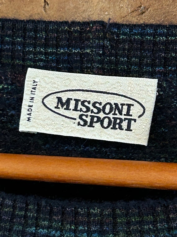 90s Missoni Sport Multicolor Knit Crewneck Sweater - image 7