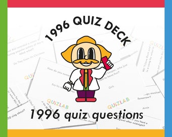 Trivia-quiz 1996 | Game Night popcultuur (digitale download)