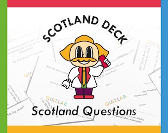 Scotland Quiz | Scotland Trivia Questions | Culture and Tradition Quiz | Cut and Play Scottish Deck