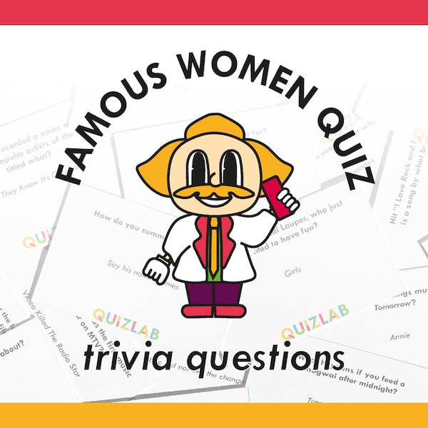 Famous Women Quiz | Women's Day Questions | Past and Present Quiz | Cut and Play Women's Deck