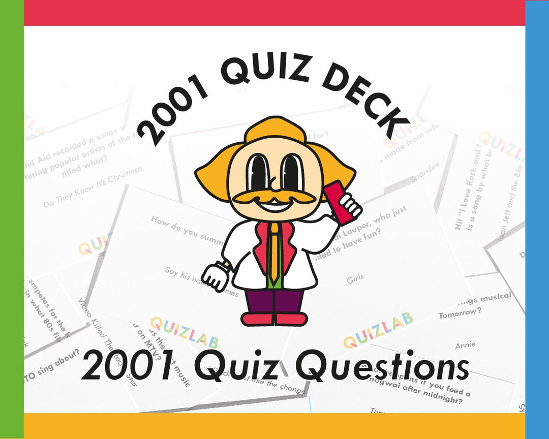2001 Year Quiz | Year in Review Questions | Pop Culture Quiz | Cut and ...