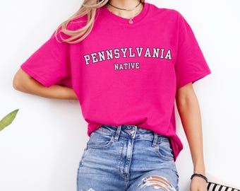 Shirt Pennsylvania, cadeau Pennsylvania, inwoner van Pennsylvania, lokaal Pennsylvania, T-shirt Pennsylvania, PA-cadeaus, Lover Pennsylvania