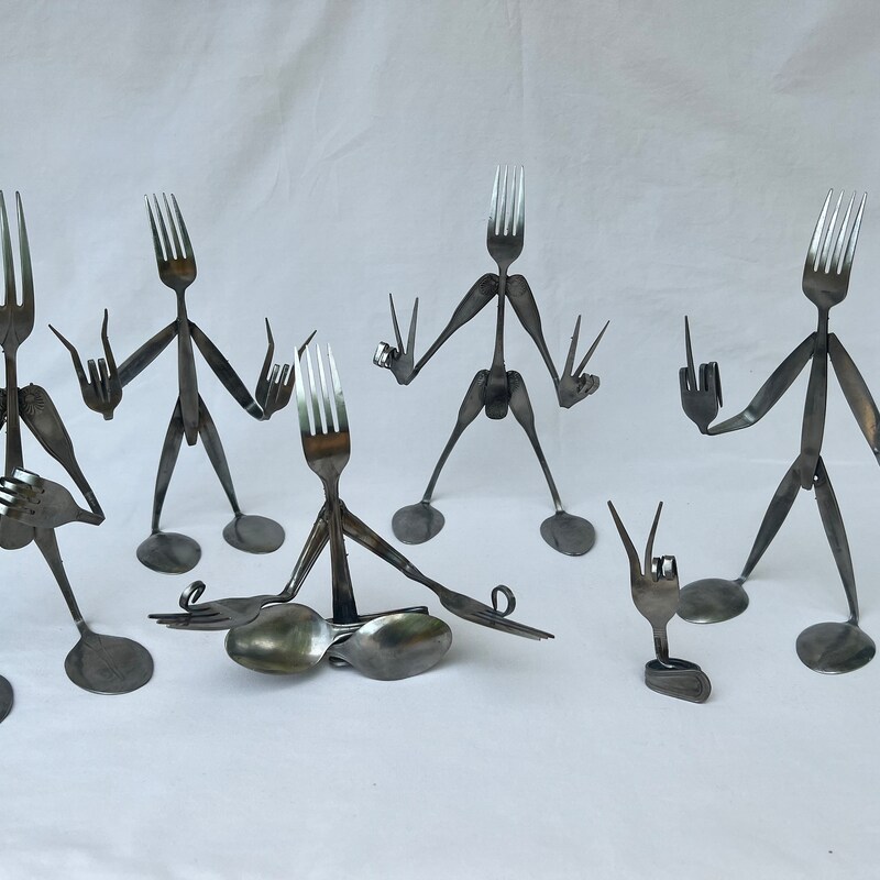 Fork Sculpture Etsy