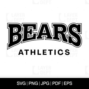 Bear Svg Bear Shirt Svg Bear Football School Mascot Bear Svg School Spirit Bear Mascot Svg Bear Shirt Png Bear Spirit Svg Design File Hoodie
