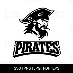 Pirate Svg Pirate Shirt Svg Pirate Football School Mascot Pirate Svg School Spirit Pirate Mascot Svg Pirate Shirt Png Pirate Spirit Svg File