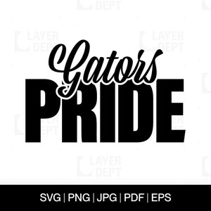 Gator Svg Gator Shirt Svg Gator Football School Mascot Gator Svg School Spirit Gator Mascot Svg Gator Shirt Png Gator Spirit Svg Design File
