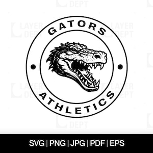 Gator Svg Gator Shirt Svg Gator Football School Mascot Gator Svg School Spirit Gator Mascot Svg Gator Shirt Png Gator Spirit Svg Design File