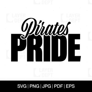 Pirate Svg Pirate Shirt Svg Pirate Football School Mascot Pirate Svg School Spirit Pirate Mascot Svg Pirate Shirt Png Pirate Spirit Svg File
