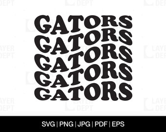 Gator Svg Gator Shirt Svg Gator Football School Mascot Gator Svg School Spirit Gator Mascot Svg Gator Shirt Png Gator Spirit Svg Design File
