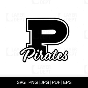 Pirate Svg Pirate Shirt Svg Pirate Football School Mascot Pirate Svg School Spirit Pirate Mascot Svg Pirate Shirt Png Pirate Spirit Svg File