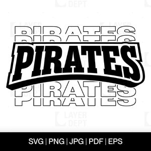 Piraat Svg Piraat Shirt Svg Piraat Voetbalschool Mascotte Piraat Svg School Geest Piraat Mascotte Svg Piraat Shirt Png Piraat Geest Svg-bestand