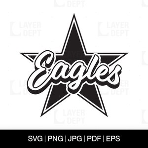 Eagle Svg Eagle Shirt Svg Eagle Football School Mascot Eagle Svg School Spirit Eagle Mascot Svg Eagle Shirt Png Eagle Spirit Svg Design File