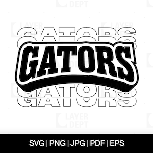 Gator Svg Gator Shirt Svg Gator Football School Mascot Gator Svg School Spirit Gator Mascot Svg Gator Shirt Png Gator Spirit Svg Design File